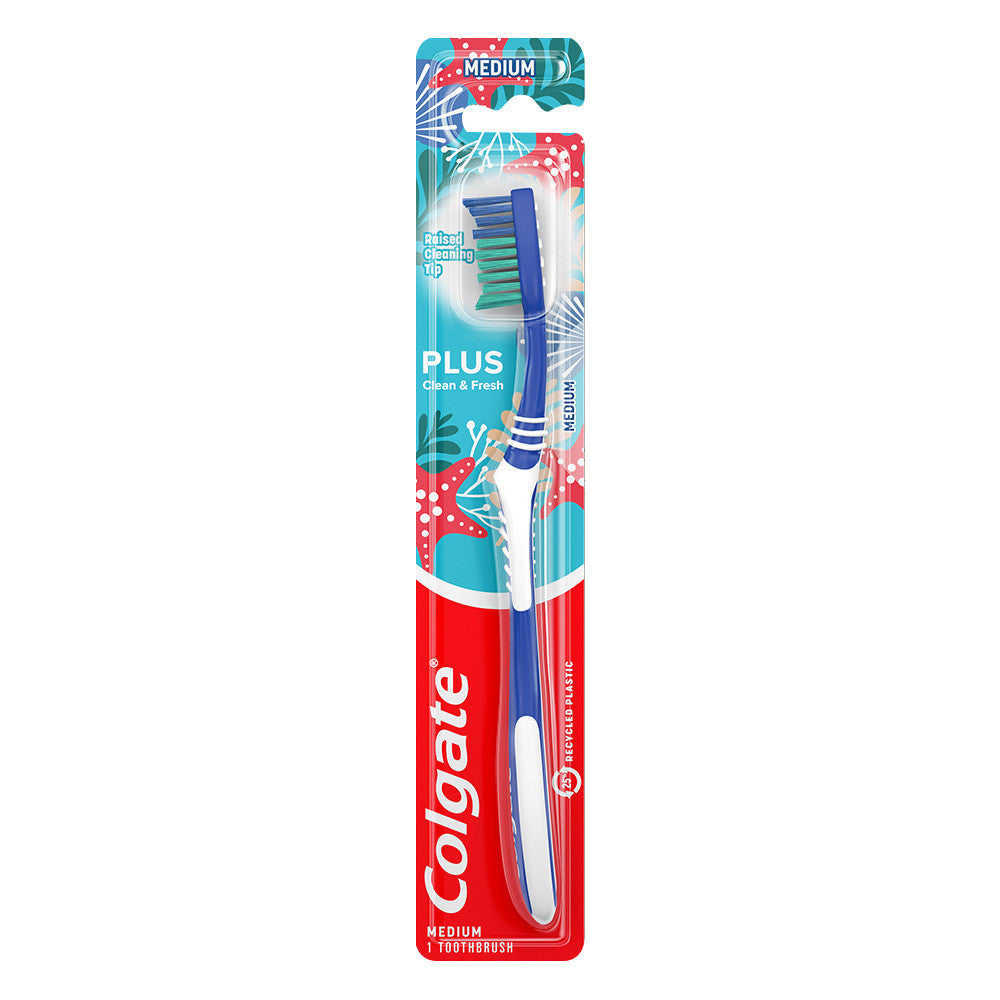 Colgate Toothbrush - Plus Medium Brush - 1 Ct