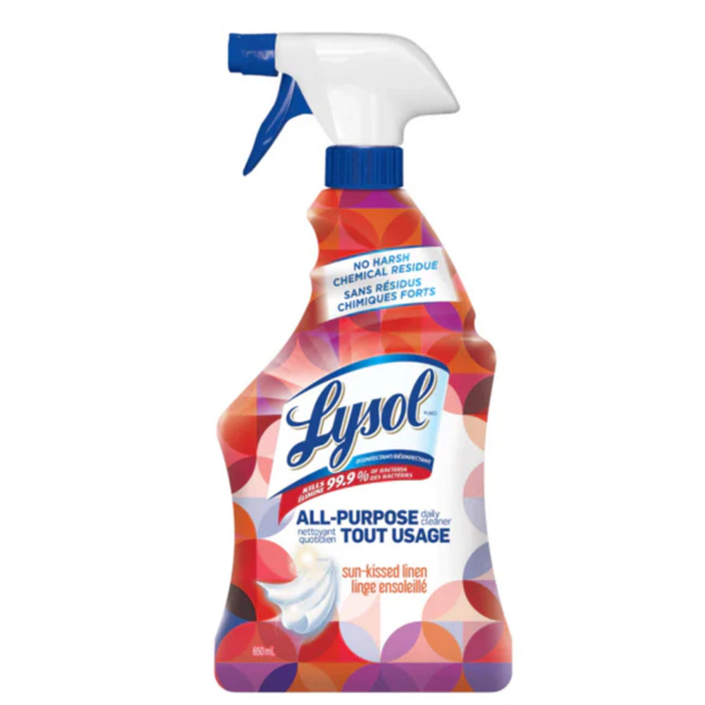 Lysol Trigger Spray - Sun Kissed Linen - 650 Ml