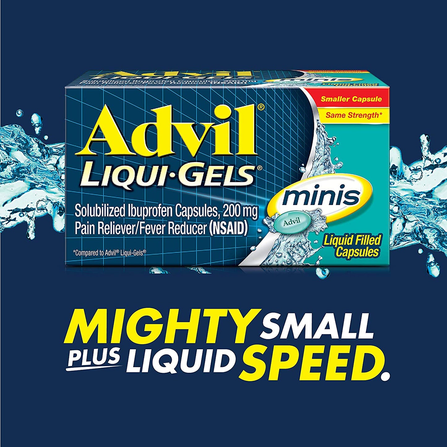 Advil - Liqui-Gels - Minis - Bonus - 180 Ct