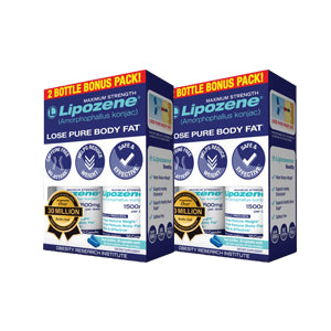 Lipozene Diet Pills - Lose Pure Body Fat - 30 Capsules - Twin Pack