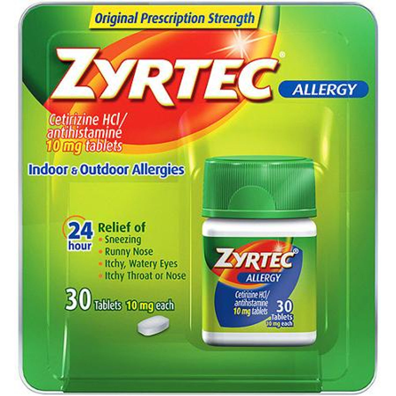 Zyrtec - Allergy 30 Tabs 6/4