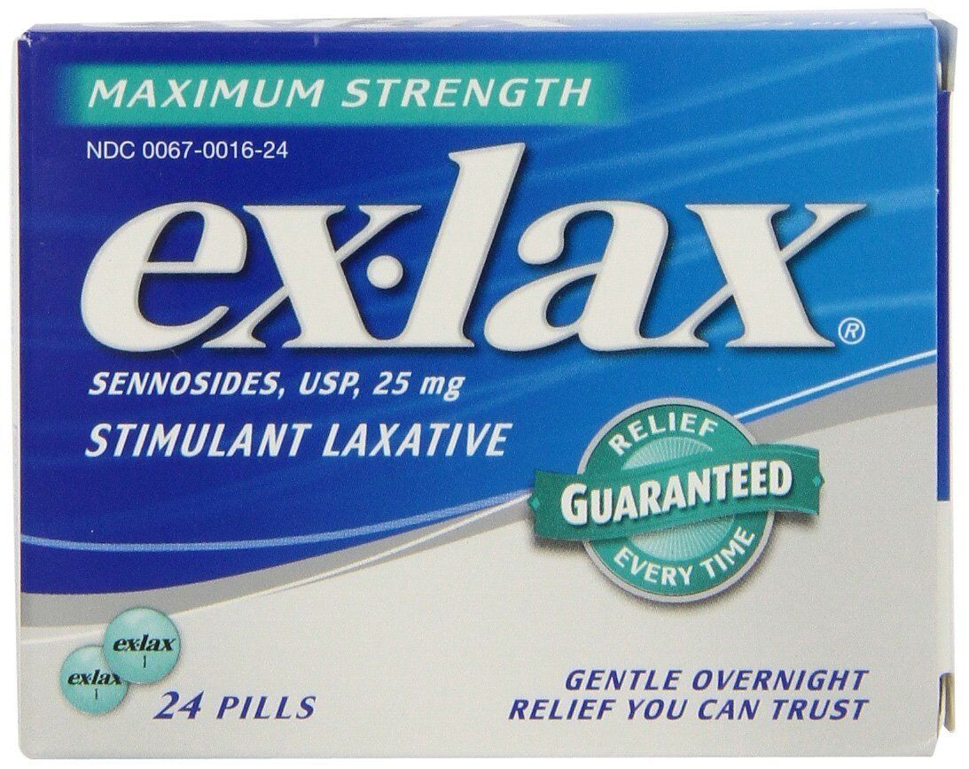 Ex-Lax Laxative - Max Strength - 24 Tablets