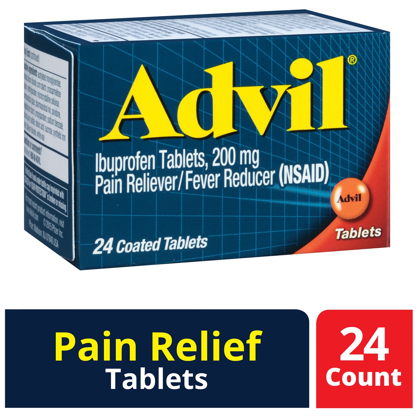 Advil - Coated Tablets - 24 Ct