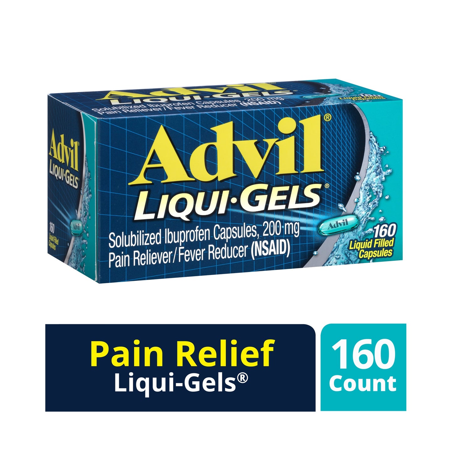 Advil - Liquid Gels - 160 Ct