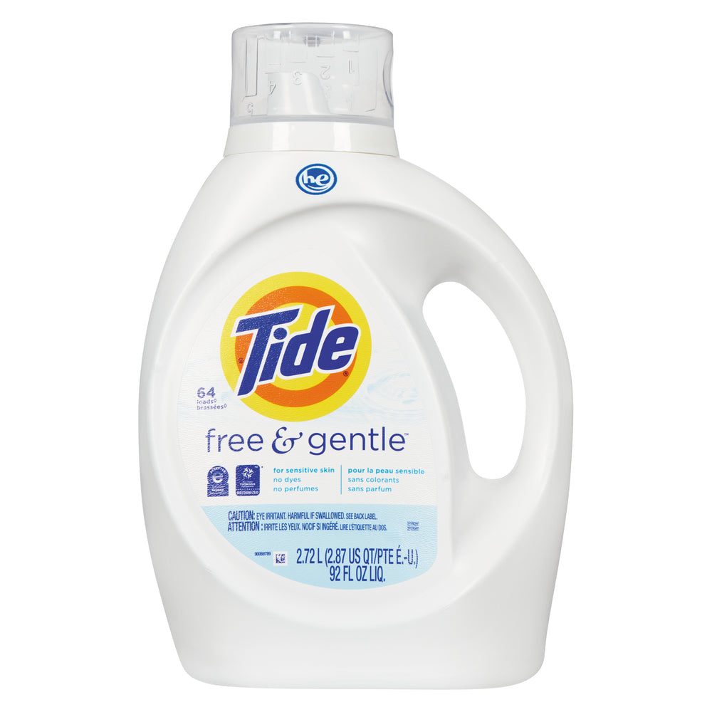 Tide - Liquid Detergent - Free & Gentle - 92 Floz
