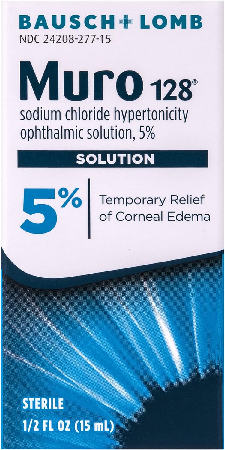 Muro 128 - Eye Drops - Opthalmic Solution - 0.5 Oz
