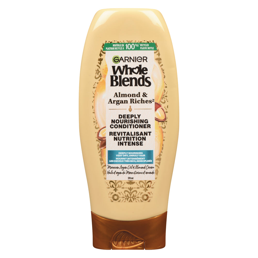 Garnier Shampoo - Whole Blends - Almond & Argan Riches 370 Ml