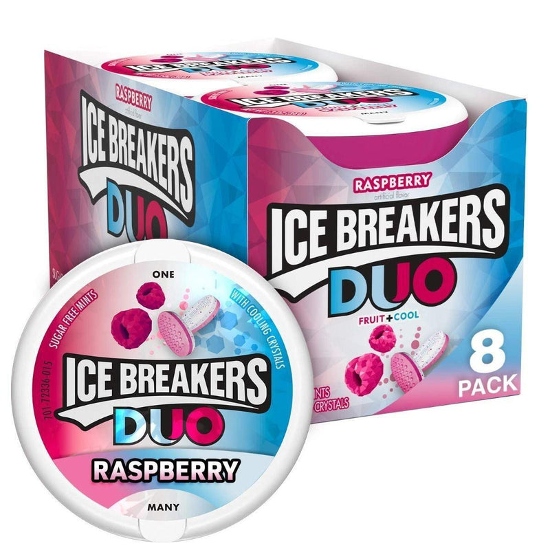 Ice Breakers Duo Raspberry 8 Count