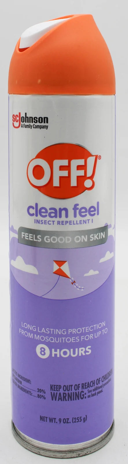OFF! - Clean Feel Insect Repellent Aerosol - 9 Oz