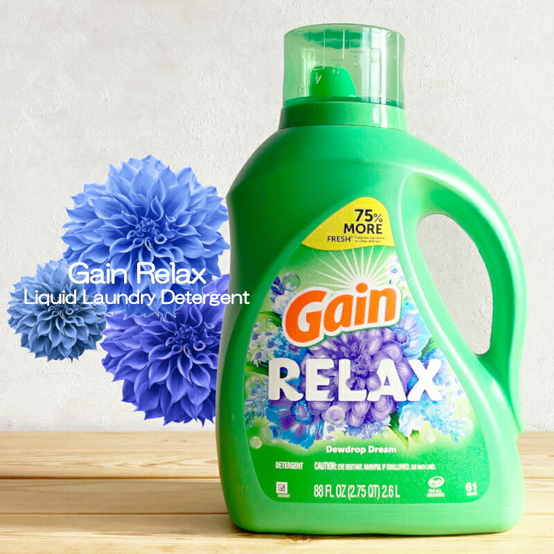 Gain Liquid Detergent - Relax Dewdrop Dream - 88 Floz