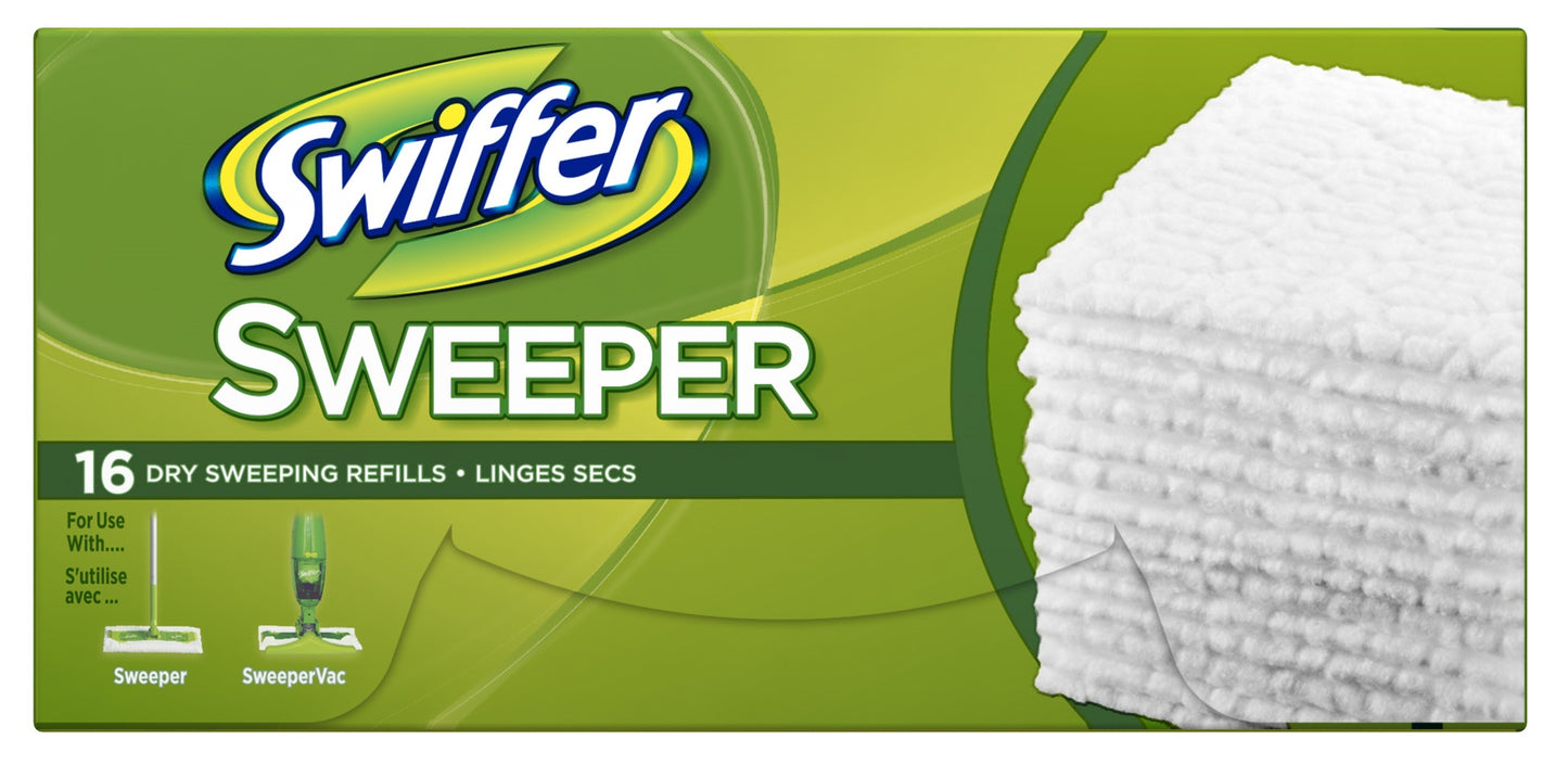 Swiffer - Dry Cloths Unscented - 16Ct / 12Pk