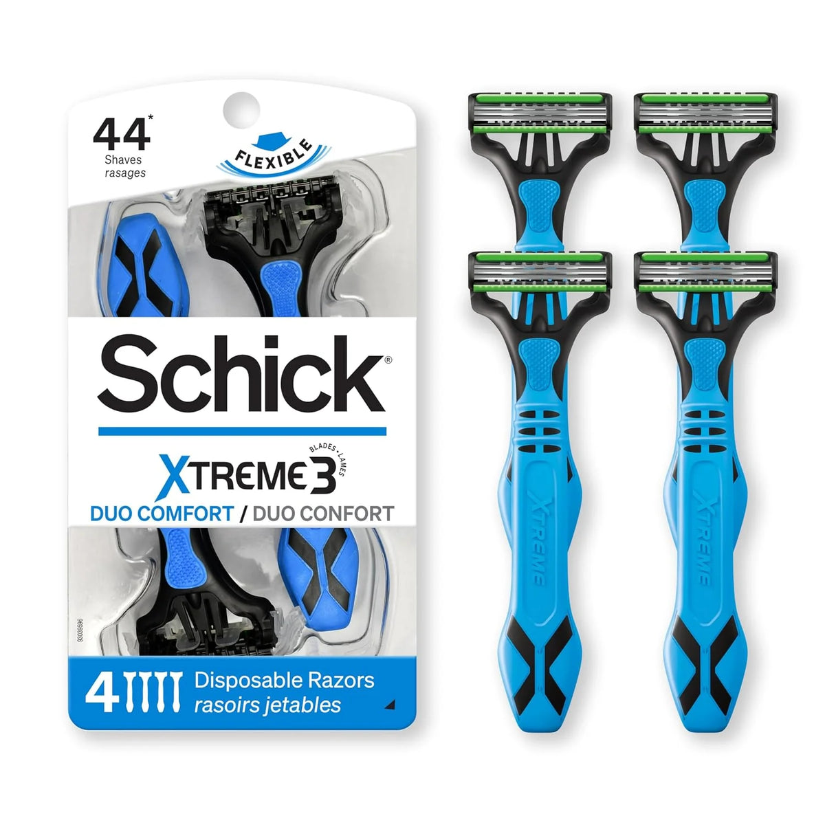 Schick Disposable Razors - Xtreme 3 Duocomfort - 4 Ct
