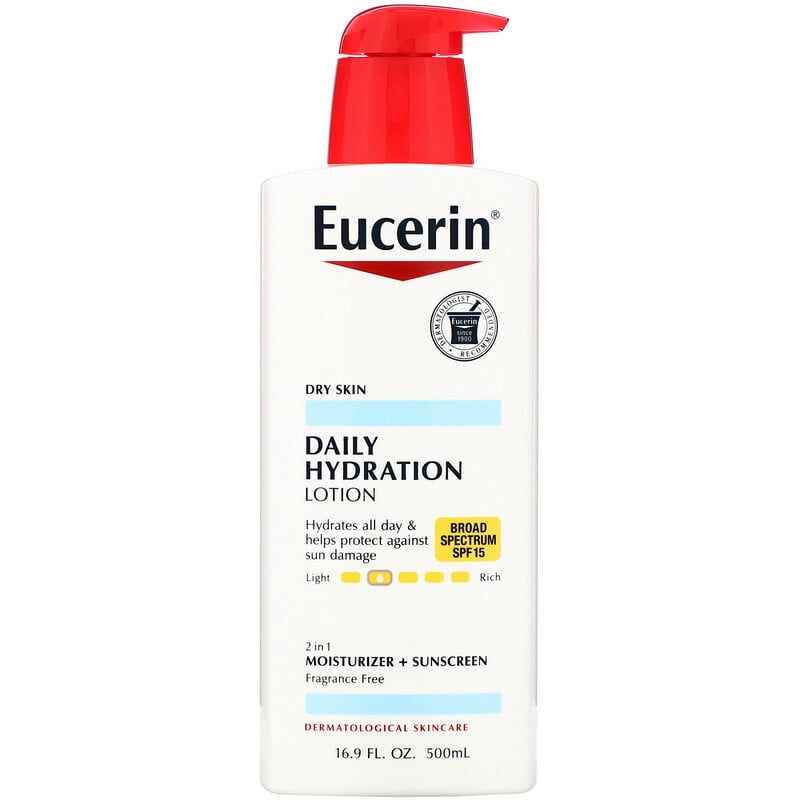 Eucerin Lotion - Daily Hydration SPF15 - 16.9 Oz