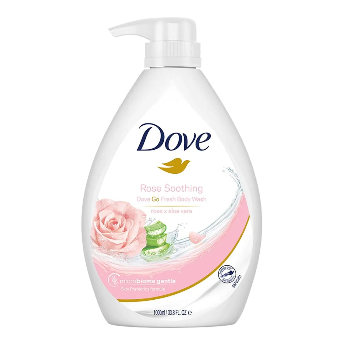 Dove Body Wash - Rose x Aloe Vera - 1L