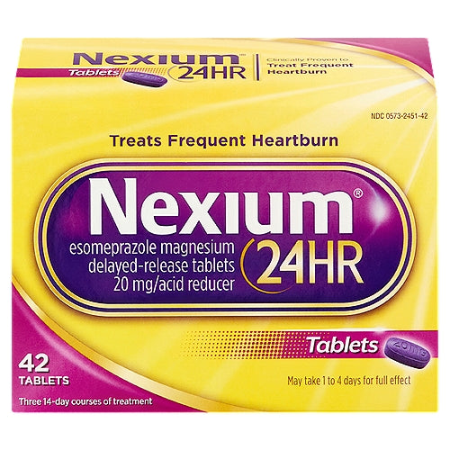 Nexium - 24 Hours 42 Tabs