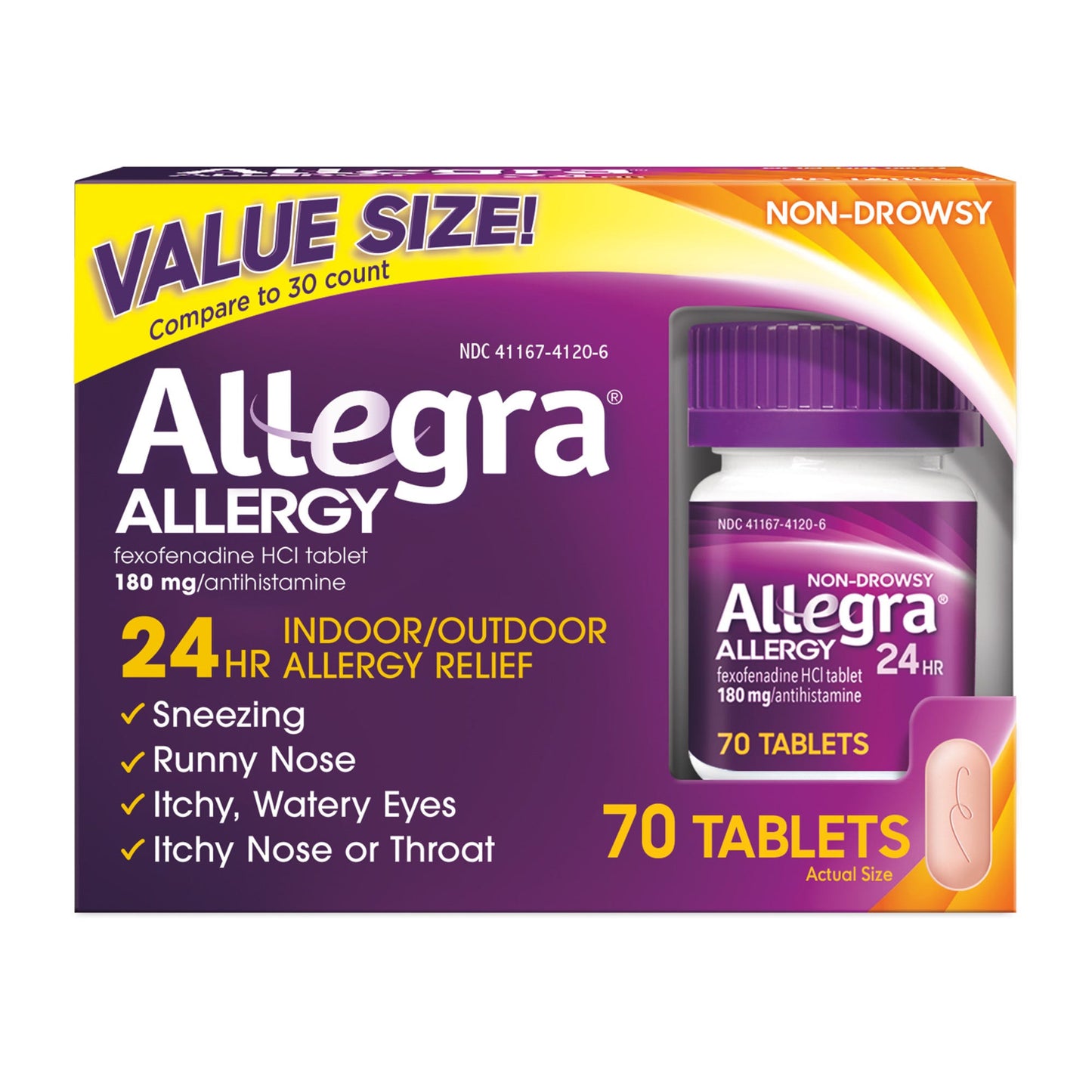 Allegra - Tablets - 70 Ct