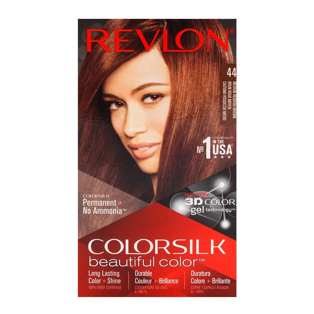 Revlon Color Silk - #44 Med Red Brown