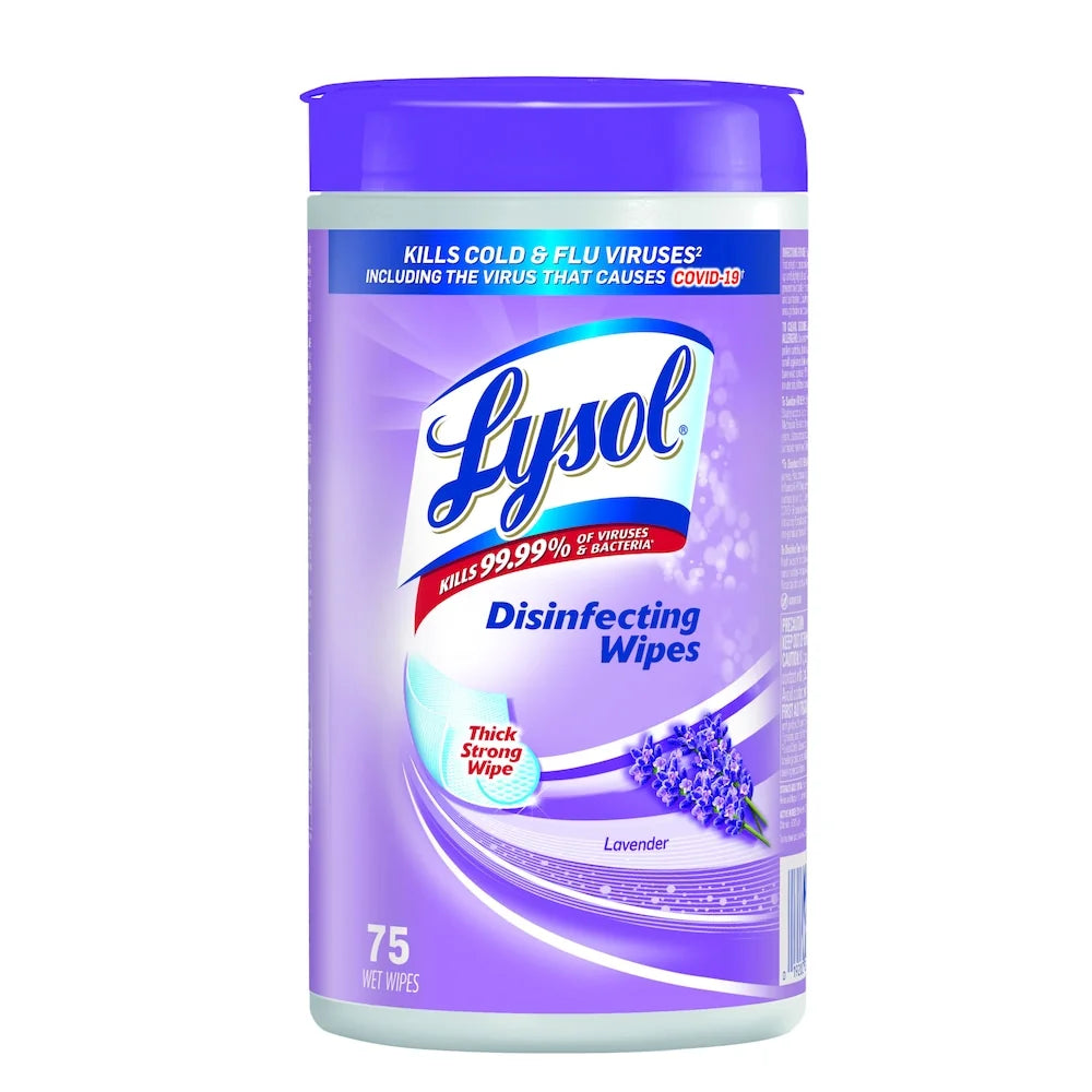 Lysol Disinfecting Wipes - Lavender - 75 Ct