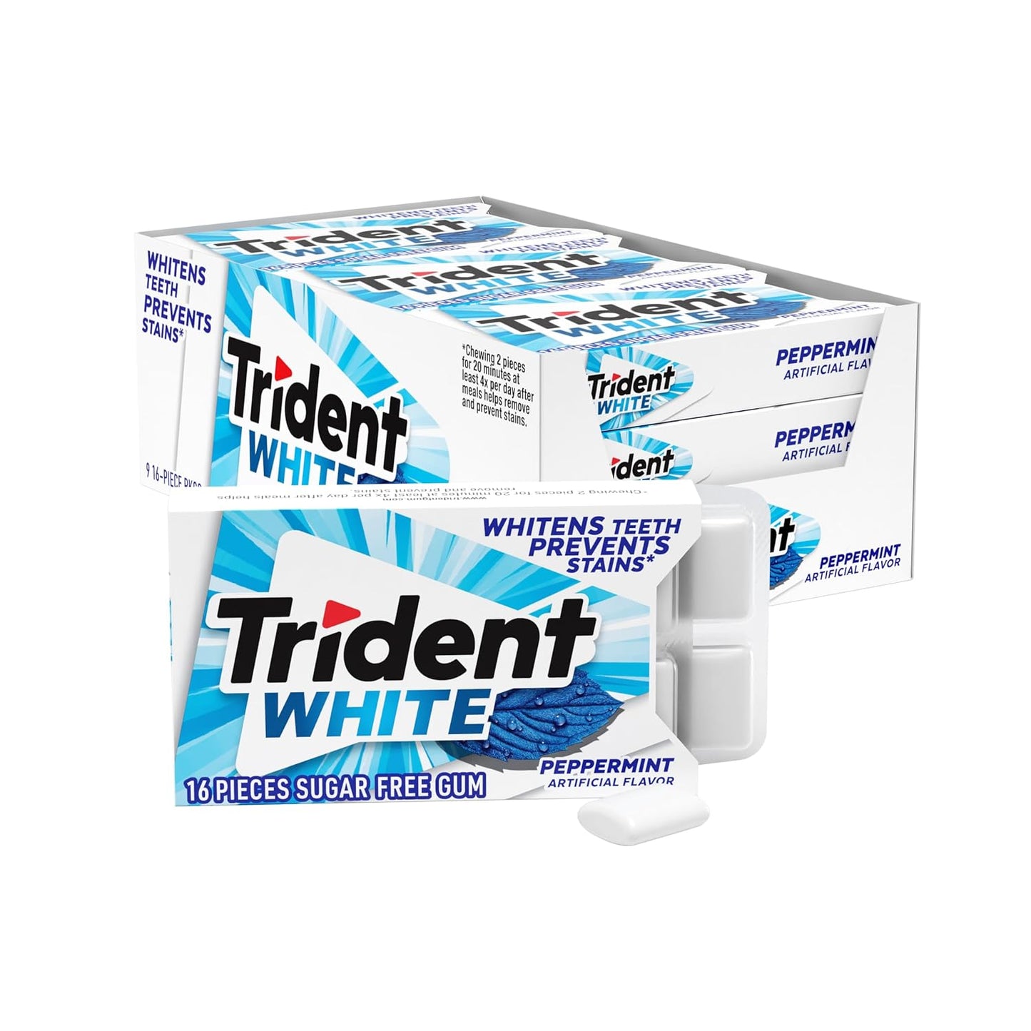Trident White Peppermint 9 Count
