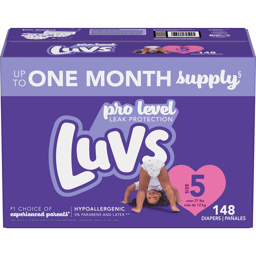 Luvs Diapers - Size 5 - 148 Ct