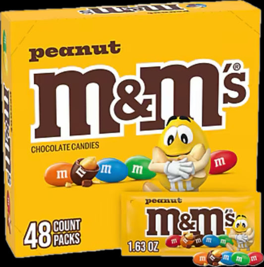 M&M’s peanut 48 count