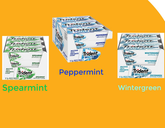 Trident White 9 Count (3 Flavors)