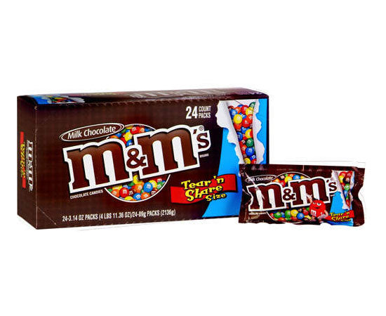 M&M's Milk Chocolate King Size 24 Count