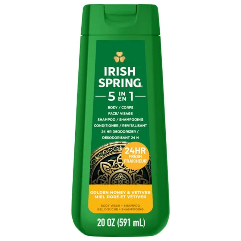 Irish Spring Body Wash - 5 in 1 - Golden Honey - 20 Floz