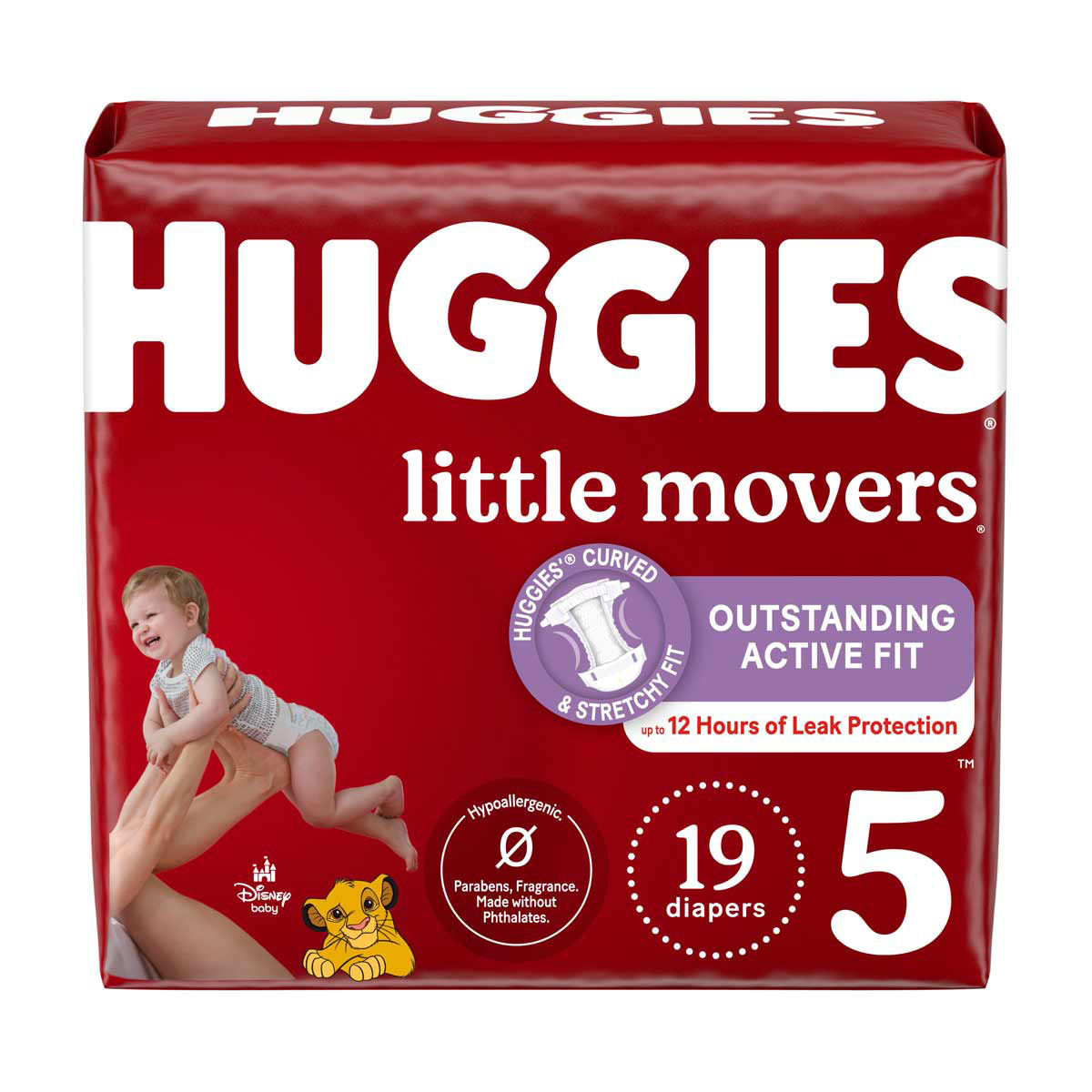 Huggies Diapers - Little Movers - Size 5 - 19 Ct
