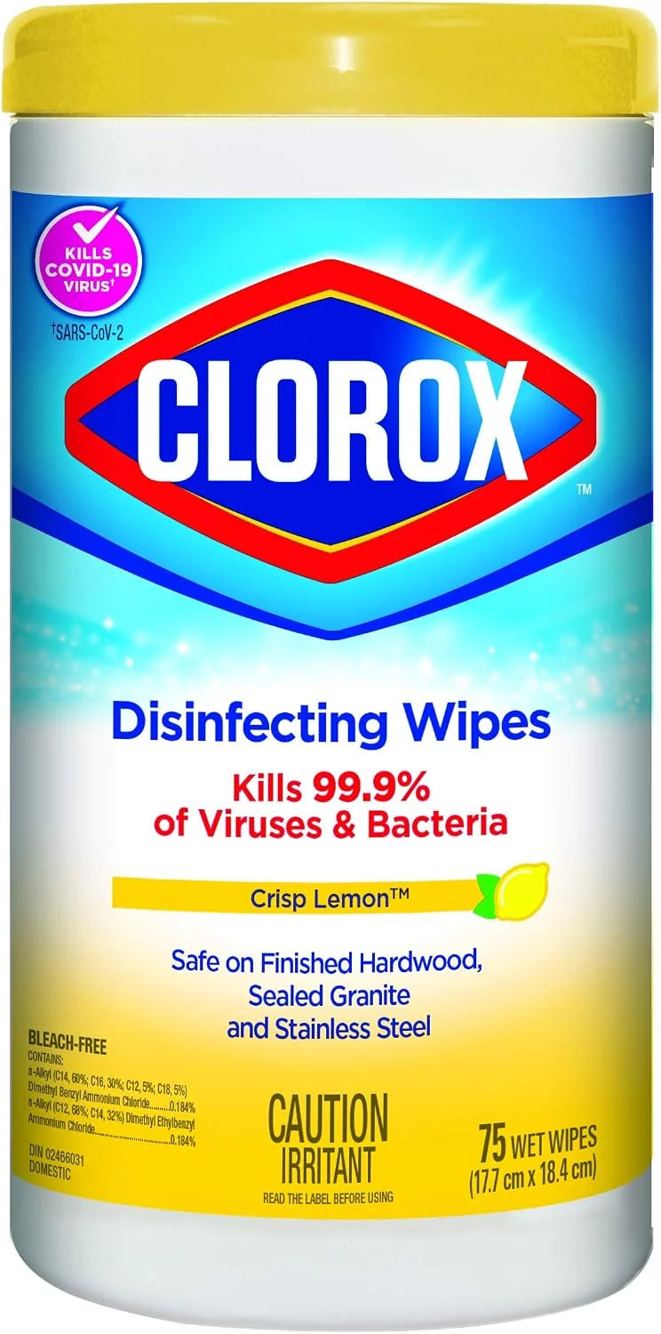 Clorox Disinfectant Wipes - Lemon Fresh - 75 Ct