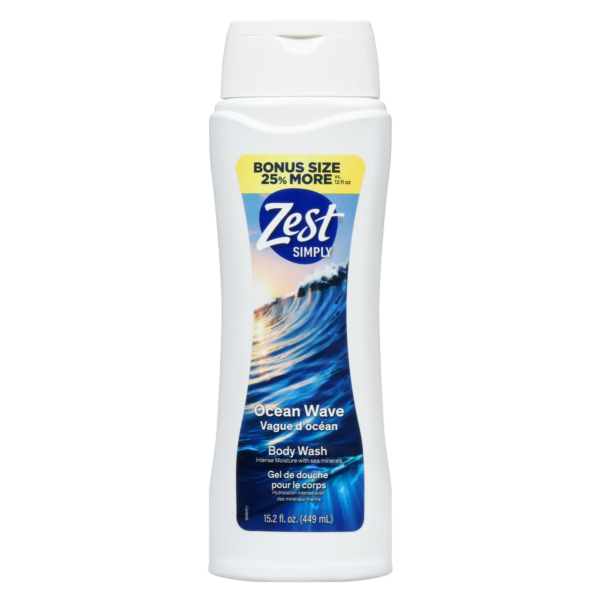 Zest Body Wash - Ocean Wave - 15.2 Oz
