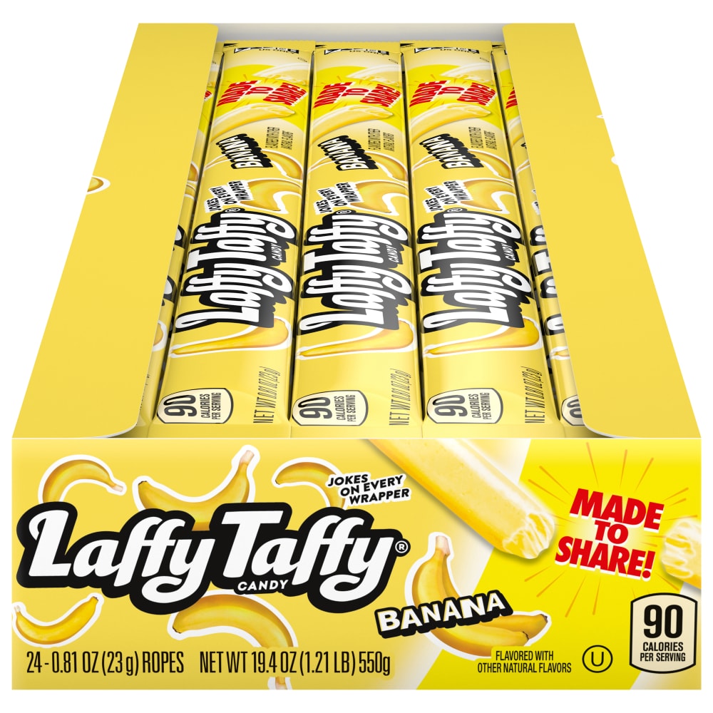 Laffy Taffy Ropes Banana 24 Count