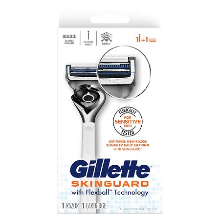 Gillette Razor Set - Skinguard Flexball - 1 Handle & 1 Cartridge