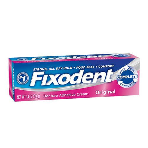 Fixodent - Denture Adhesive Cream - Original - 1.4 Oz