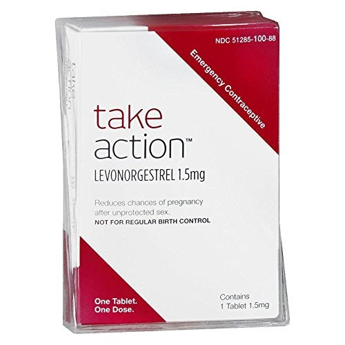 Take Action - Contraceptive - Levonorgestrel 1.5 Mg..Reduces Chance Of Pregnancy After Un Portected Sex - 1 Tablet