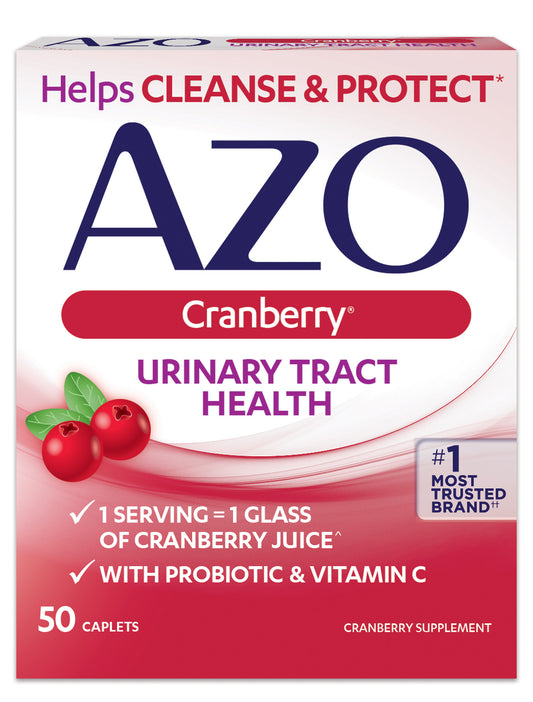 Azo - Caplets - Promote Urinary Tract Health - 50 Ct
