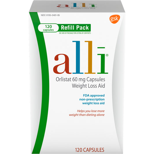 Alli - Weight Loss Aid - 120 Capsules