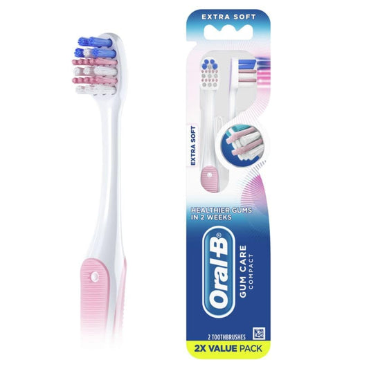 Oral-B Toothbrush - Gum Care Compact - 2 Brushes