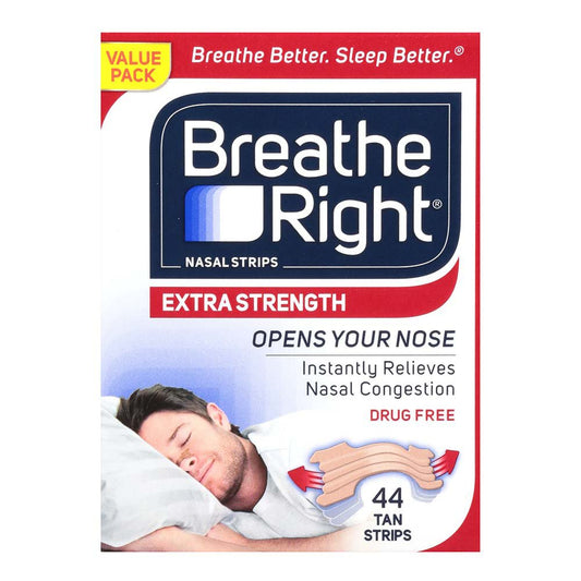 Breathe Right Strips - Extra Strength 44 Tan Strips