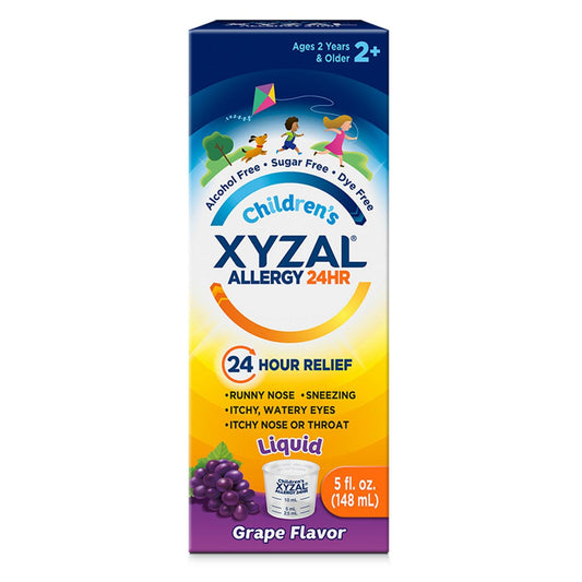 Xyzal Allergy - Children'S Liquid - Grape Flavor - 5 Fl Oz