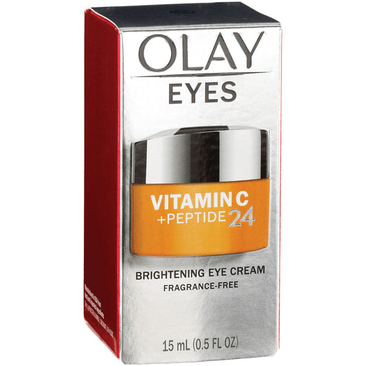 Olay - Brightening Eye Cream Fragrance Free - Vitamin C + Peptide 24