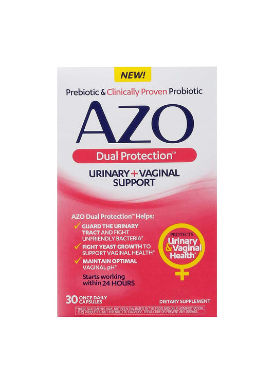 Azo - Capsules - Dual Protection - 30 Ct