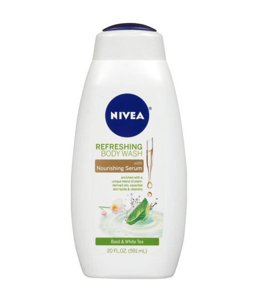 Nivea Body Wash - Basil & White Tea - 20 Floz