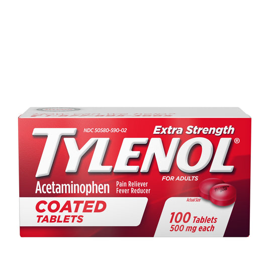 Tylenol - Extra Strength Coated Tablets 100 Tablets