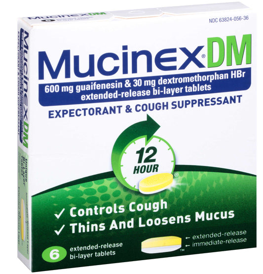 Mucinex - Tablets Dm - 6 Ct