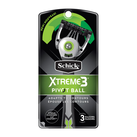 Schick Disposable Razors - Xtreme 3 Pivot Ball - 3 Razors