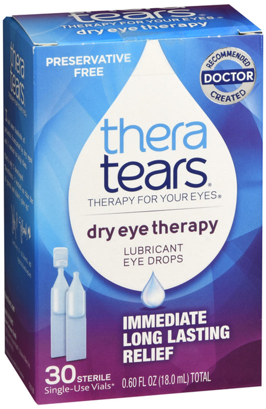 Thera Tears - Dry Eye Therapy 30 Sterile Single - Use Vials 0.6 Fl Oz (18Ml) Total..