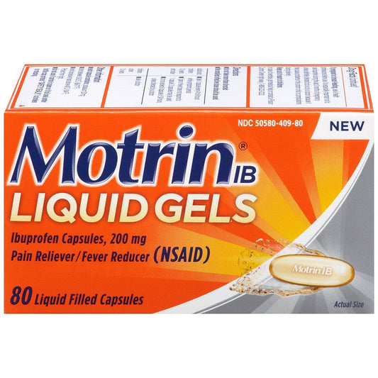 Motrin - Liquid Gels 80 Caps