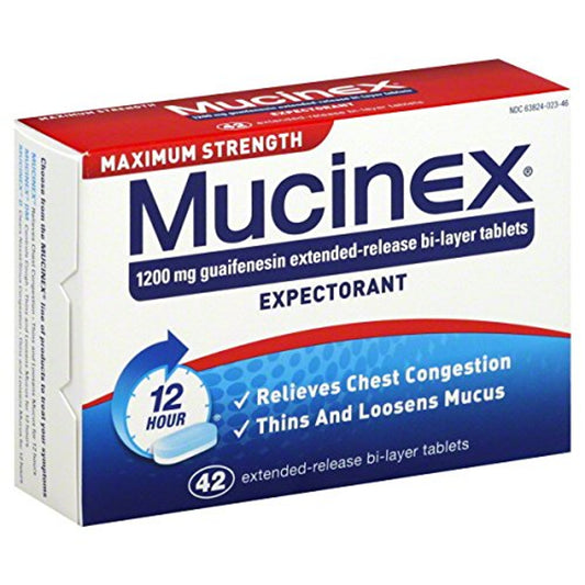 Mucinex - Tablets Max Str - 42 Ct