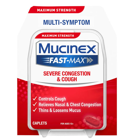 Mucinex - Fast Max Caplets - Severe Cough - 20 Ct